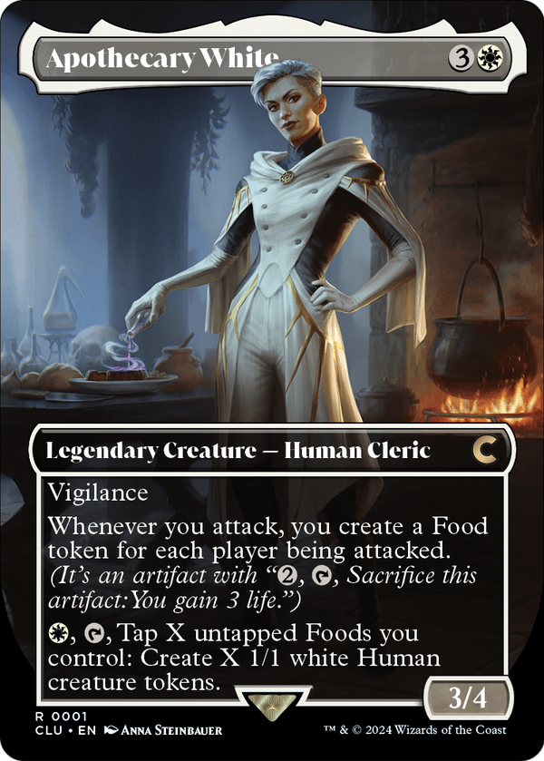 Apothecary White (Borderless) (CLU-001) - Ravnica: Clue Edition