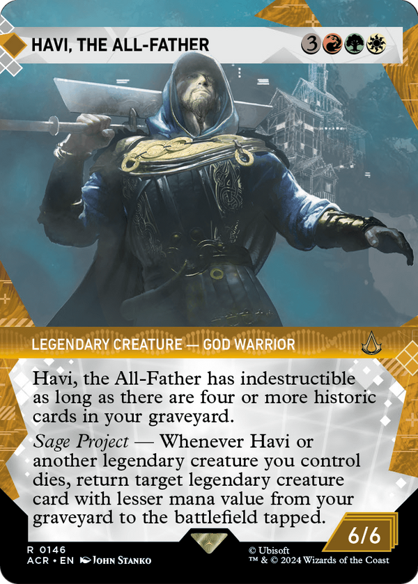 Havi, the All-Father (Showcase) (ACR-146) - Assassin's Creed: (Showcase) (Borderless) Foil
