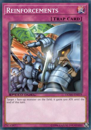Reinforcements (DEM6-EN019) - Speed Duel Demo Deck 2020 Unlimited