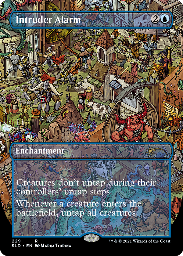 Intruder Alarm (SLD-229) - Secret Lair Drop (Borderless) Foil