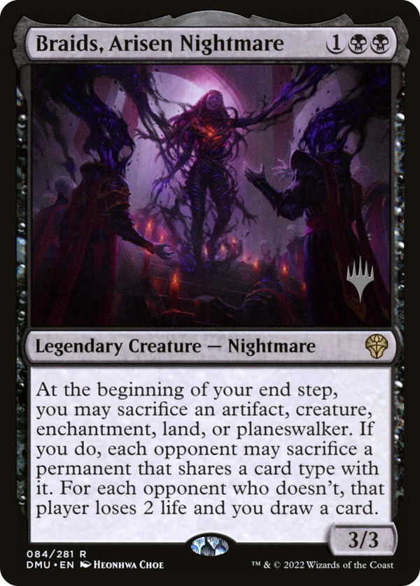 Braids, Arisen Nightmare (PPDMU-084) - Dominaria United Promos Foil