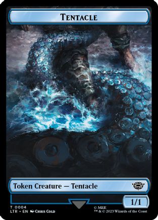 Tentacle // Food (0009) Double-Sided Token (LTR-4 // 9) - The Lord of the Rings: Tales of Middle-earth Foil