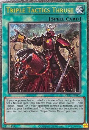 Triple Tactics Thrust (UTR) (OP22-EN003) - OTS Tournament Pack 22 Unlimited