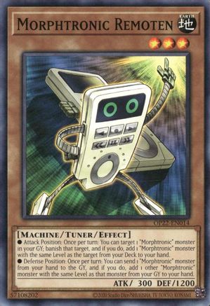 Morphtronic Remoten (OP22-EN014) - OTS Tournament Pack 22 Unlimited