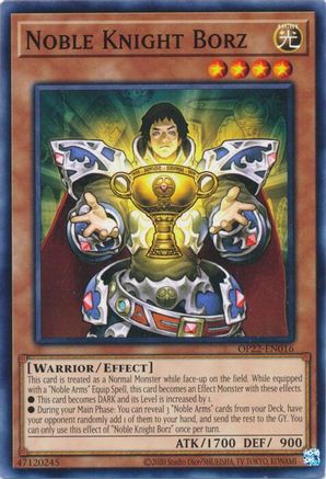 Noble Knight Borz (OP22-EN016) - OTS Tournament Pack 22 Unlimited