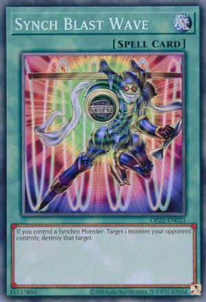 Synch Blast Wave (OP22-EN021) - OTS Tournament Pack 22 Unlimited