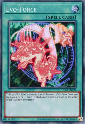 Evo-Force (OP22-EN024) - OTS Tournament Pack 22 Unlimited