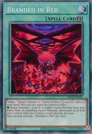 Branded in Red (OP22-EN026) - OTS Tournament Pack 22 Unlimited