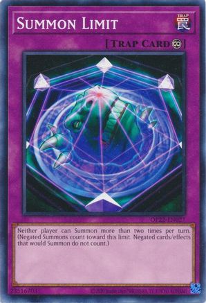 Summon Limit (OP22-EN027) - OTS Tournament Pack 22 Unlimited