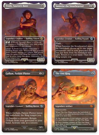 Mount Doom Scene [Set of 4] (LTR-448-451) - The Lord of the Rings: Tales of Middle-earth Foil