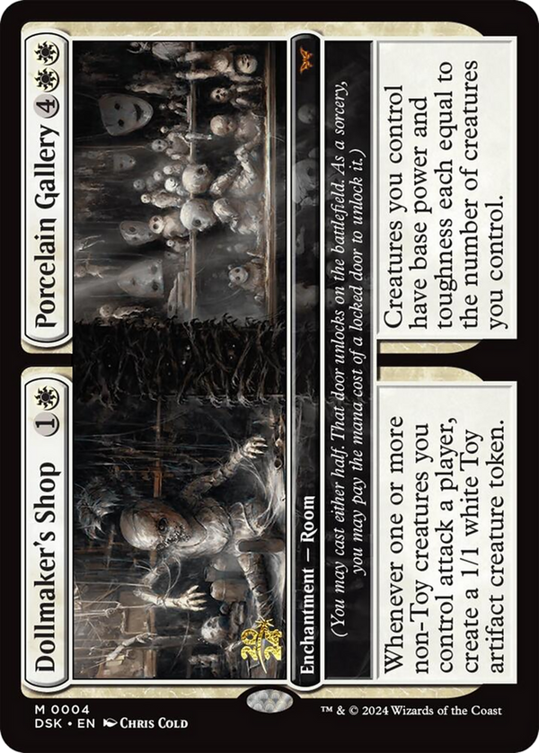Dollmaker's Shop // Porcelain Gallery (PRE-004) - Duskmourn: House of Horror Promos Foil
