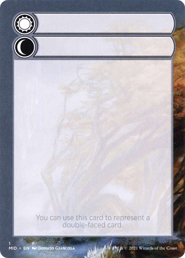 Double-Faced Substitute Card (SMID-001) - Innistrad: Midnight Hunt Substitute Cards (Borderless)