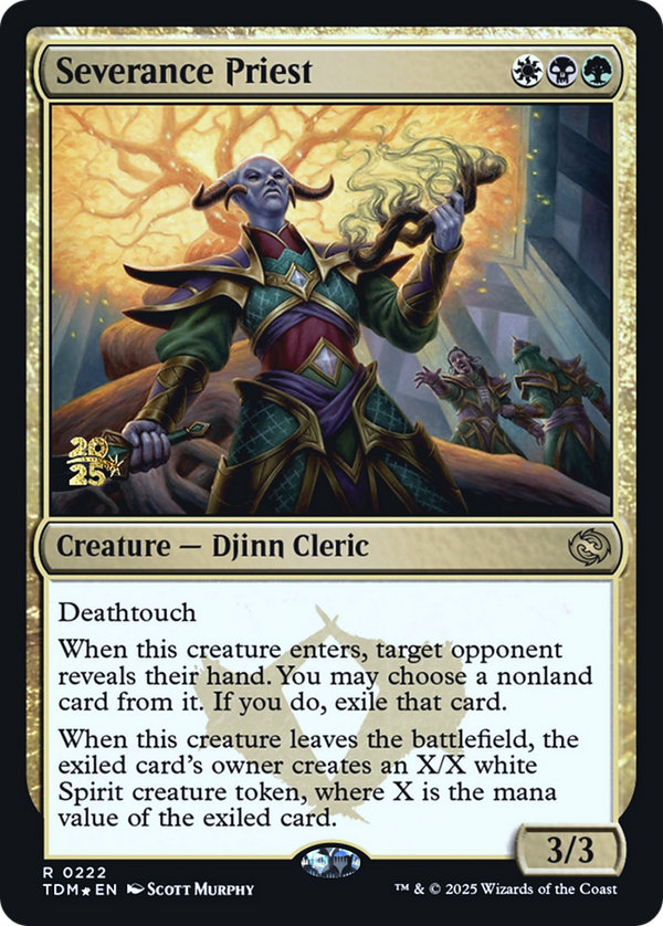 Severance Priest (PRE-222) - Prerelease Cards Foil