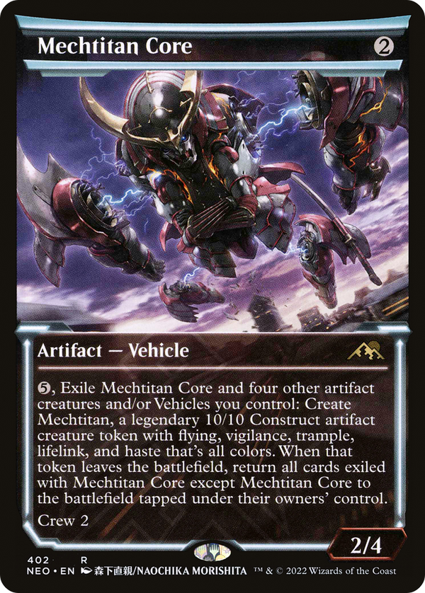 Mechtitan Core (Showcase) (NEO-402) - Kamigawa: Neon Dynasty: (Showcase) Foil