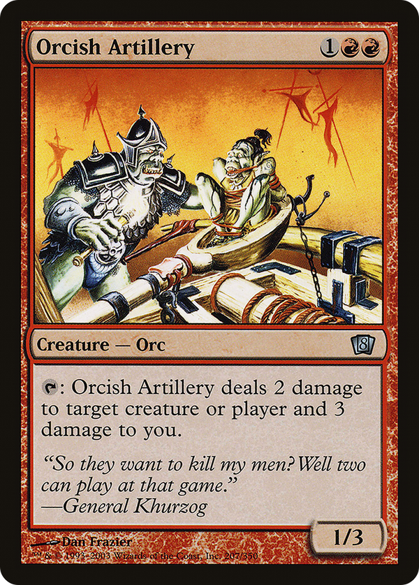Orcish Artillery (8ED-207) - 8th Edition Foil