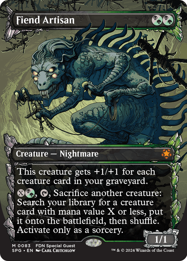 Fiend Artisan (Showcase) (SPG-083) - Special Guests: (Showcase) Foil
