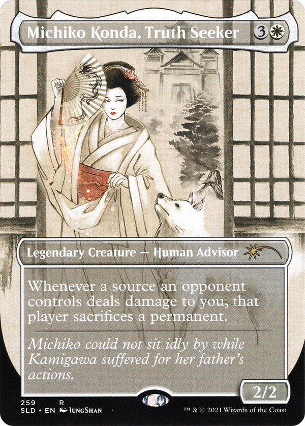 Michiko Konda, Truth Seeker (SLD-259) - Secret Lair Drop (Borderless) Foil