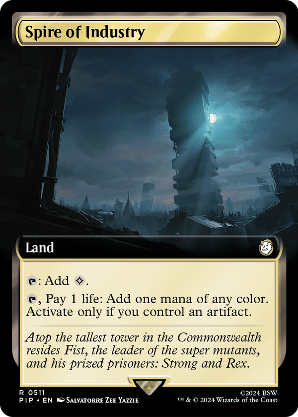 Spire of Industry (Extended Art) (PIP-511) - Fallout: (Extended Art) Foil