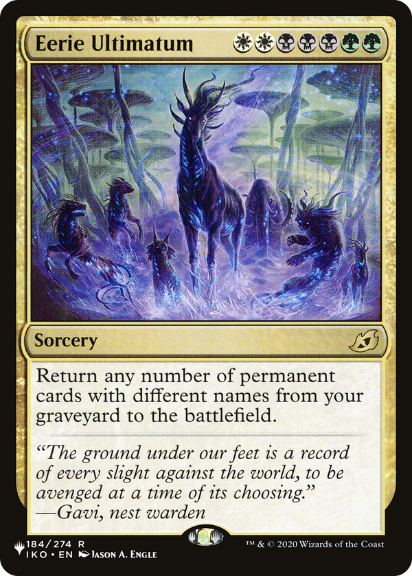 Eerie Ultimatum (LIST-IKO-184) - The List Reprints