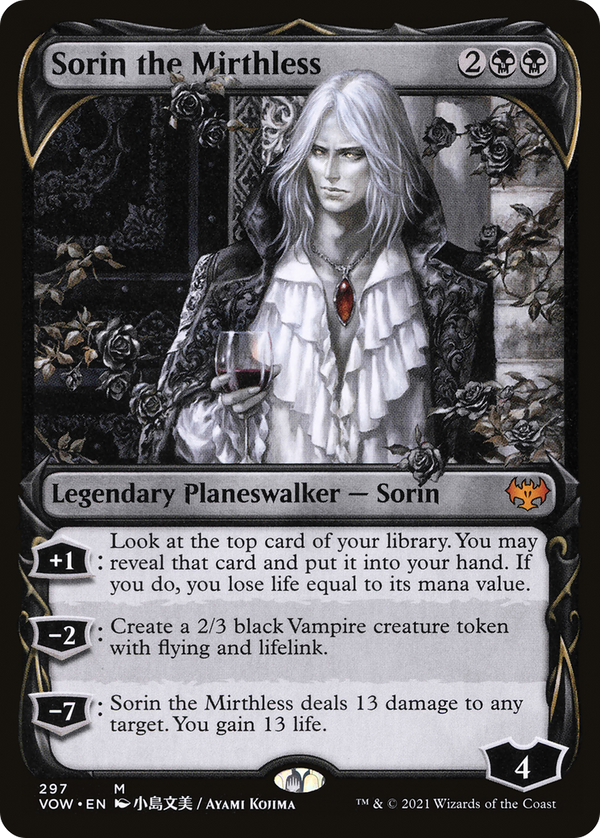Sorin the Mirthless (Showcase) (VOW-297) - Innistrad: Crimson Vow: (Showcase) Foil