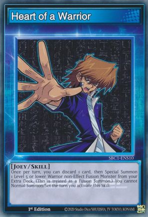 Heart of a Warrior (SBC1-ENS10) - Speed Duel: Streets of Battle City 1st Edition