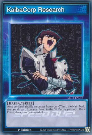 KaibaCorp Research (SBC1-ENS18) - Speed Duel: Streets of Battle City 1st Edition