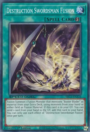 Destruction Swordsman Fusion (SBC1-ENA16) - Speed Duel: Streets of Battle City 1st Edition