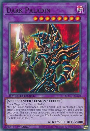 Dark Paladin (SBC1-ENA20) - Speed Duel: Streets of Battle City 1st Edition