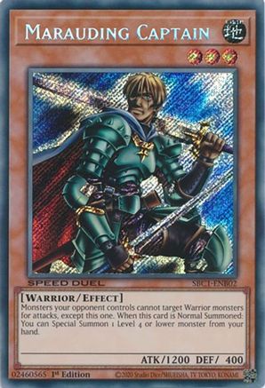 Marauding Captain (Secret Rare) (SBC1-ENB02) - Speed Duel: Streets of Battle City 1st Edition