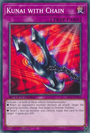 Kunai with Chain (SBC1-ENB19) - Speed Duel: Streets of Battle City 1st Edition
