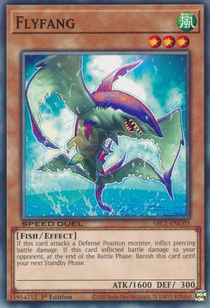 Flyfang (SBC1-ENC03) - Speed Duel: Streets of Battle City 1st Edition