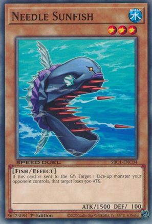 Needle Sunfish (SBC1-ENC04) - Speed Duel: Streets of Battle City 1st Edition