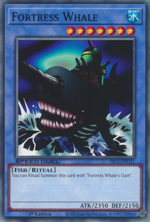 Fortress Whale (SBC1-ENC11) - Speed Duel: Streets of Battle City 1st Edition