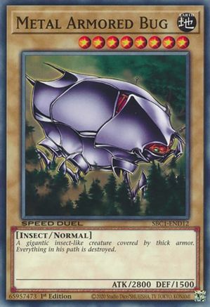 Metal Armored Bug (SBC1-END12) - Speed Duel: Streets of Battle City 1st Edition