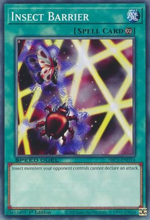 Insect Barrier (SBC1-END14) - Speed Duel: Streets of Battle City 1st Edition