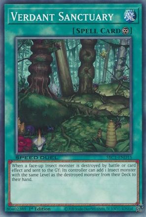Verdant Sanctuary (SBC1-END15) - Speed Duel: Streets of Battle City 1st Edition