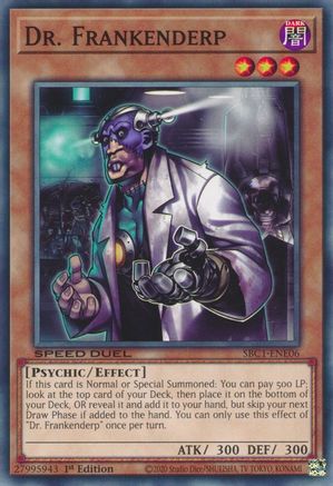 Dr. Frankenderp (SBC1-ENE06) - Speed Duel: Streets of Battle City 1st Edition