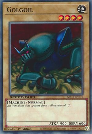 Golgoil (SBC1-ENE10) - Speed Duel: Streets of Battle City 1st Edition