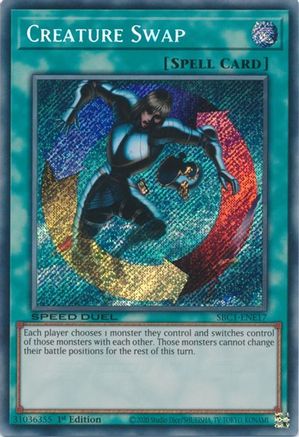 Creature Swap (Secret Rare) (SBC1-ENE17) - Speed Duel: Streets of Battle City 1st Edition