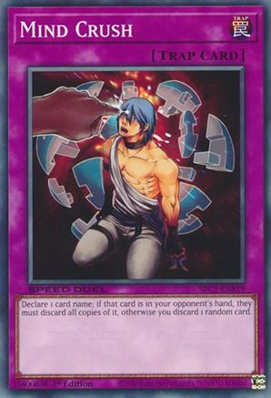 Mind Crush (SBC1-ENE19) - Speed Duel: Streets of Battle City 1st Edition
