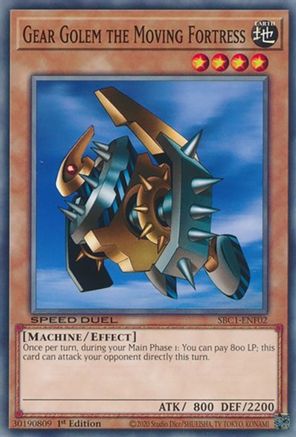 Gear Golem the Moving Fortress (SBC1-ENF02) - Speed Duel: Streets of Battle City 1st Edition