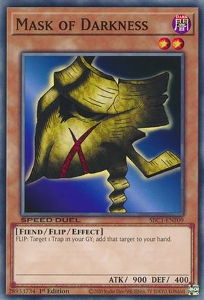 Mask of Darkness (SBC1-ENF09) - Speed Duel: Streets of Battle City 1st Edition