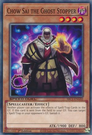 Chow Sai the Ghost Stopper (SBC1-ENG02) - Speed Duel: Streets of Battle City 1st Edition