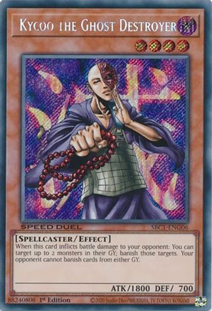 Kycoo the Ghost Destroyer (Secret Rare) (SBC1-ENG06) - Speed Duel: Streets of Battle City 1st Edition
