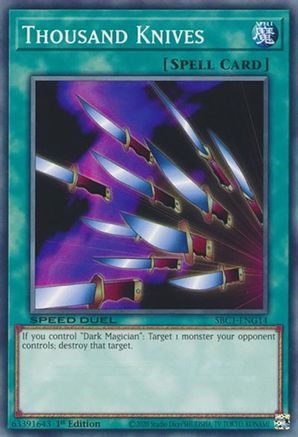 Thousand Knives (SBC1-ENG14) - Speed Duel: Streets of Battle City 1st Edition