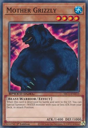 Mother Grizzly (SBC1-ENH10) - Speed Duel: Streets of Battle City 1st Edition