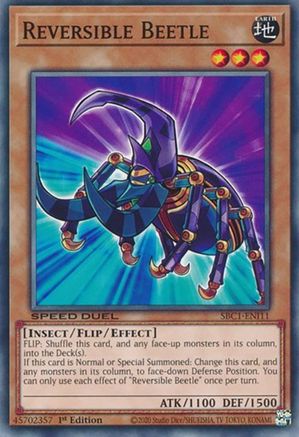 Reversible Beetle (SBC1-ENI11) - Speed Duel: Streets of Battle City 1st Edition