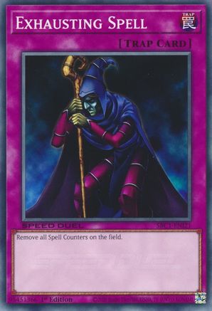 Exhausting Spell (SBC1-ENI21) - Speed Duel: Streets of Battle City 1st Edition