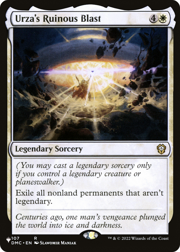 Urza's Ruinous Blast (LIST-DMC-107) - The List