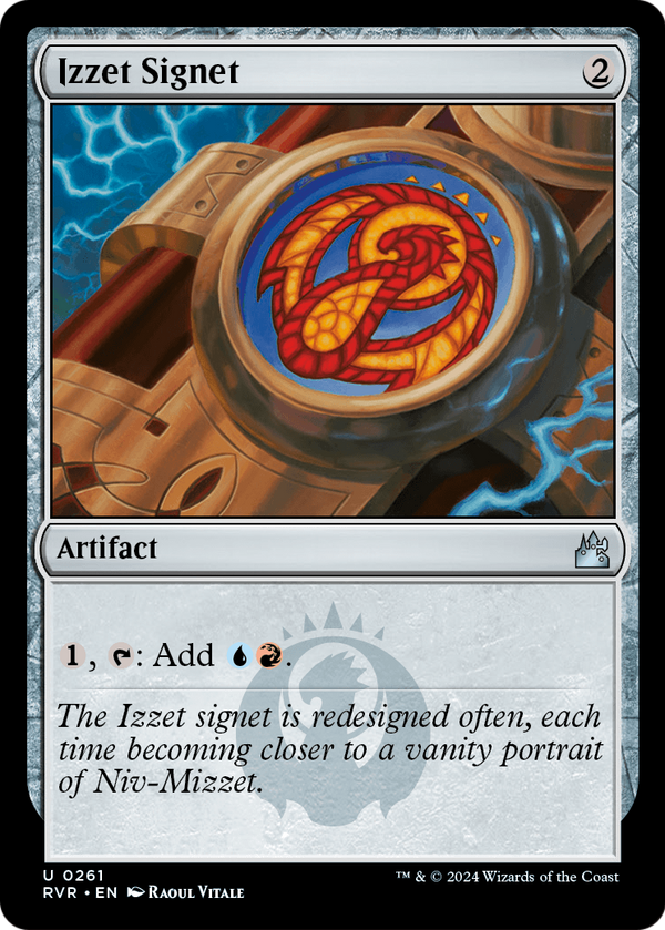 Izzet Signet (RVR-261) - Ravnica Remastered Foil